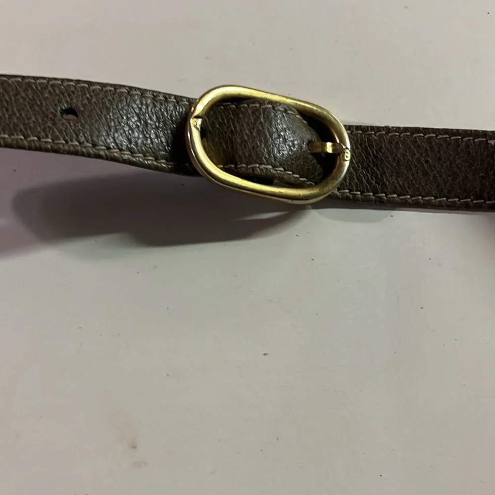 Vintage Gucci GG Crossbody/Shoulder Handbag Brown Leather - Picture 3 of 9